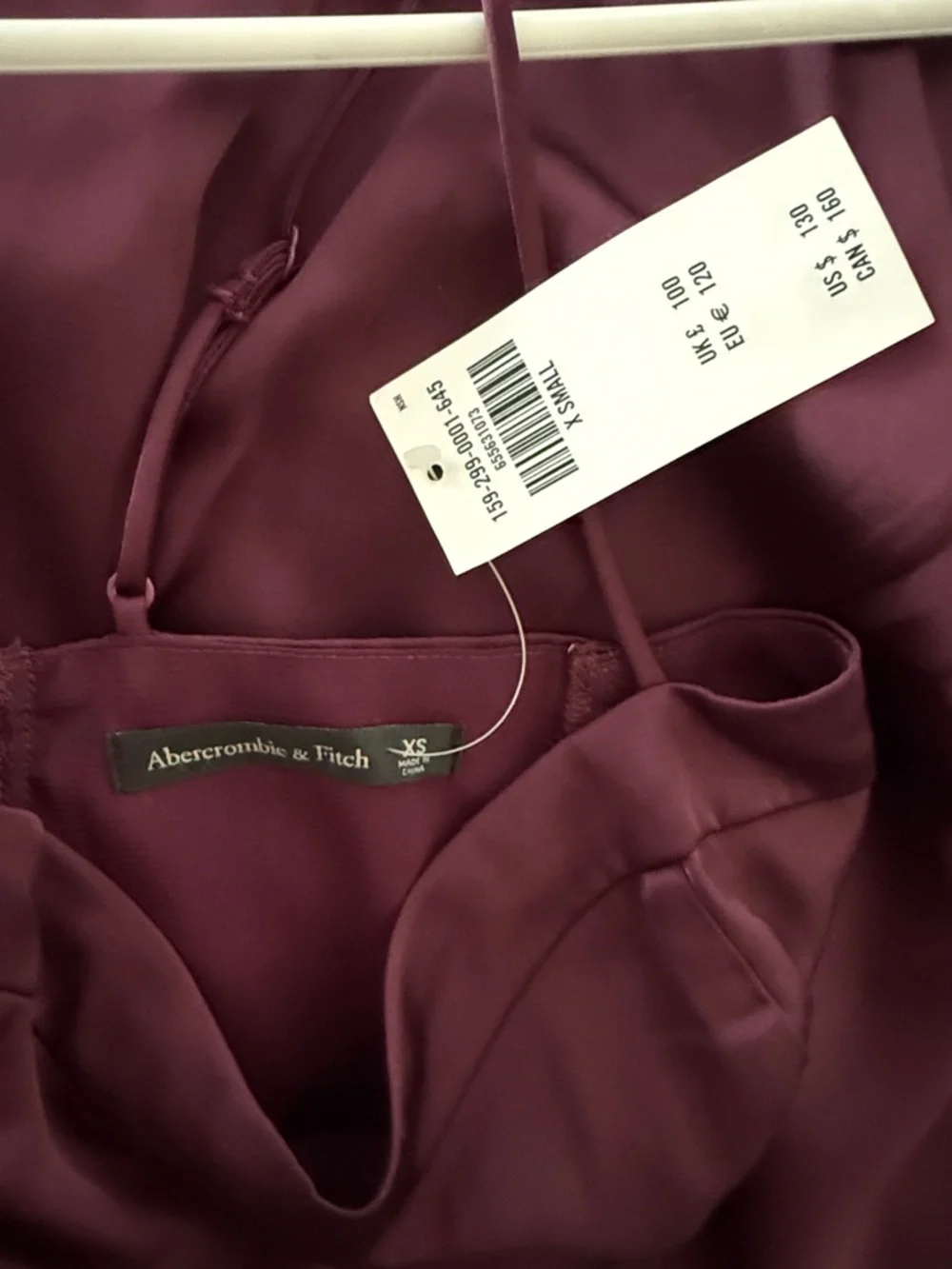 Deep Plum Spaghetti Strap Maxi Dress